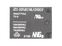 Реле электромагнитные FORWARD JZC-22F-3-S-C-16L-DC12V Реле 12ВSPDT 277В 16А