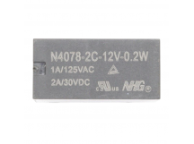 Реле электромагнитные FORWARD N4078-2C-12V-0.2W Реле 12В DPDT125В 1А [JRC-19F-2C-12VDC-0.2]
