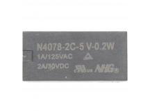 Реле электромагнитные FORWARD N4078-2C-5V-0.2W Реле 5В DPDT125В 1А [JRC-19F-2C-5VDC-0.2]