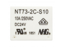 Реле электромагнитные FORWARD NT73-2-CS-10-DC24V-0.36 Реле 24ВSPDT 250В 10А