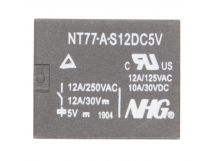 Реле электромагнитные FORWARD NT77-A-S-12-DC5V Реле 5В SPST-NO250В 12А
