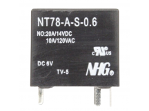 Реле электромагнитные FORWARD NT78-A-S-10-DC6V-0.6 Реле 6ВSPST-NO 14В 20А