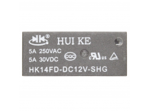 Реле электромагнитные HKE HK14FD-DC12V-SHG HKE Реле 12В SPDT250В 5А