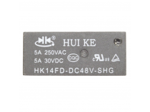 Реле электромагнитные HKE HK14FD-DC48V-SHG Реле 48В SPDT 250В5А