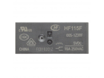 Реле электромагнитные HONGFA HF115F/005-1ZS3 Реле 5В SPDT 250В16А (AgCdO) шаг 5мм