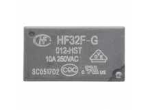 Реле электромагнитные HONGFA HF32F-G/012-HST Реле 12В SPST-NO250В 10А (AgSnO)