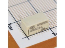 Реле электромагнитные HONGFA HFD5/12-L Реле 12В DPDT 125В 0,5А(Ag+Au) сигнальное с фиксацией 1 катушка