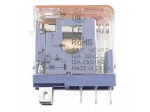 Реле электромагнитные LANBOO LBJ13A Реле LBJ13A-11/DC24V/12A смеханическим и LED индикатором 24В SPDT 250В 12А 5pin