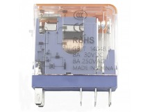 Реле электромагнитные LANBOO LBJ13A Реле LBJ13A-22/DC24V/8A смеханическим и LED индикатором 24В DPDT 250В 8А 8pin