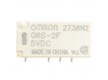 Реле электромагнитные OMRON G6S-2F 5VDC Реле 5В DPDT