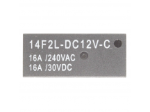 Реле электромагнитные Ruichi 14F2 (845) 12VDC 16A Реле 12В SPDT240В 16А