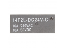 Реле электромагнитные Ruichi 14F2 (845) 24VDC 16A Реле 24В SPDT240В 16А