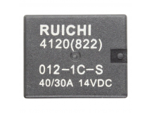 Реле электромагнитные Ruichi 4120 12VDC (822) 30A Реле 12В SPDT 14В40/30А