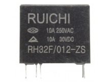 Реле электромагнитные Ruichi RH32F/012-ZS 10A Реле 12В SPDT 250В10А