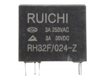 Реле электромагнитные Ruichi RH32F/024-Z 3A Реле 24В SPDT 250В 3А