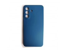 Чехол силиконовый Samsung A57 Silicone Cover без лого темно-синий
