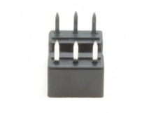 Панельки под микросхемы CONNFLY DS1009-06AT1NX-0A2 (DIP-6) DIPпанель 6 конт. ширина 7,62мм
