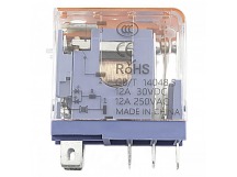 Реле электромагнитные LANBOO LBJ13A Реле LBJ13A-11T/AC220V/12A смеханическим и LED индикатором 220В SPDT 250В 12А 5pin, ручнаякоммутация