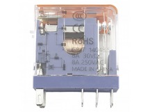 Реле электромагнитные LANBOO LBJ13A Реле LBJ13A-22T/DC12V/8A смеханическим и LED индикатором 12В DPDT 250В 8А 8pin, ручнаякоммутация