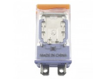 Реле электромагнитные LANBOO LBJ21A Реле LBJ21A-22DT/DC24V/12Aс механическим и LED индикатором 24В DPDT 250В 12А контакты 4,8мм8pin, ручная коммутация