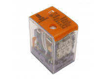 Реле электромагнитные LANBOO LBJ21A Реле LBJ21A-44/DC12V/5A смеханическим и LED индикатором 12В 4PDT 250В 5А контакты 2,6мм14pin
