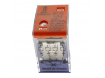 Реле электромагнитные LANBOO LBJ21A Реле LBJ21A-44/DC24V/5A смеханическим и LED индикатором 24В 4PDT 250В 5А контакты 2,6мм14pin