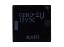 Реле электромагнитные OMRON G8ND-2U 12VDC Реле 12В (130 Ом)DPDT 16В 30А (AgSnO)