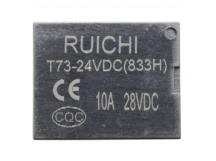 Реле электромагнитные Ruichi T73-24VDC Реле 24В SPDT 250В 10А