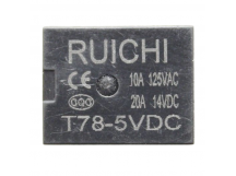 Реле электромагнитные Ruichi T78-5VDC Реле 5В SPDT 125В 10А