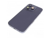 Задняя крышка для iPhone 14 Pro (темно-фиолетовый) в сборе, ориг