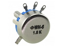 Резисторы переменные NONAME WH5-1А-1.5K Резистор переменный 1,5кОм 20% 0,1Вт длина вала 16мм (6мм)