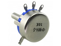 Резисторы переменные NONAME WH5-1А-10K Резистор переменный 10кОм 20% 0,1Вт длина вала 16мм (6мм)