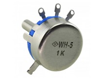 Резисторы переменные NONAME WH5-1А-1K Резистор переменный 1кОм 20% 0,1Вт длина вала 16мм (6мм)