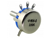 Резисторы переменные NONAME WH5-1А-220K Резистор переменный220 кОм 20% 0,1Вт длина вала 16мм (6мм)