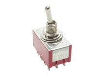 Тумблеры DAIER MTS-402R Тумблер на панель ON-ON 4PDT 250В 3А(6мм)