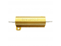 Резисторы постоянные >2Вт NONAME RX24-50W-100R Резисторнагрузочный 50Вт 100 Ом 5% в алюминиевом корпусе