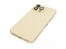 Задняя крышка для iPhone 13 Pro Max (золото) в сборе, ориг
