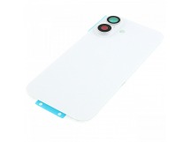 Задняя крышка для iPhone 16 (белый) в сборе, ориг