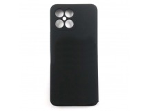 Задняя накладка для Huawei Honor X8 (силикон, с защитой камеры,черная (Full Case)), ориг