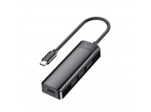 Хаб Type-C KAKUSIGA KSC-1409-M (4USB2.0) черный
