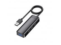 Хаб USB KAKUSIGA KSC-1409-L (3USB2.0+1USB3.0) черный