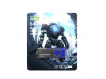 64Гб накопитель USB2.0 More Choice MF64-4 синяя