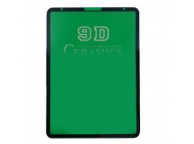Пленка/стекло на дисплей для iPad Pro (11,0") (2018/2020/2021/2022)(Gorilla Glass) 9D (черный)  Ceramics, техпак