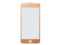 Пленка/стекло на дисплей для iPhone 6 Plus/6S Plus (5,5") (Gorilla Glass)9H 3D (золото) TG