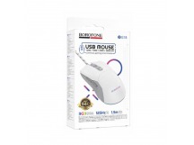 Проводная мышь игровая BOROFONE BG18 RGB серо-белая