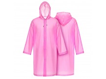 Дождевик - плащ матовый (pink) (246677)