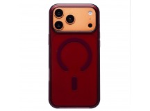 Чехол-накладка PC Clear Case SafeMag для "Apple iPhone 17 Pro Max/18 Pro Max" (burgundy)(246242)