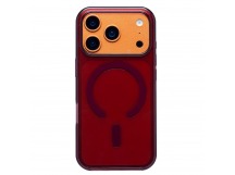 Чехол-накладка PC Clear Case SafeMag для "Apple iPhone 17 Pro/18 Pro" (burgundy) (246240)