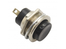 Кнопки на панель DAIER DS-212/B Кнопка на панель черная безфиксации OFF-(ON) SPST 250В 3А (16мм)
