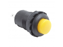 Кнопки на панель DAIER DS-227/Y Кнопка на панель желтая безфиксации OFF-(ON) SPST 250В 1,5А (12,4мм)